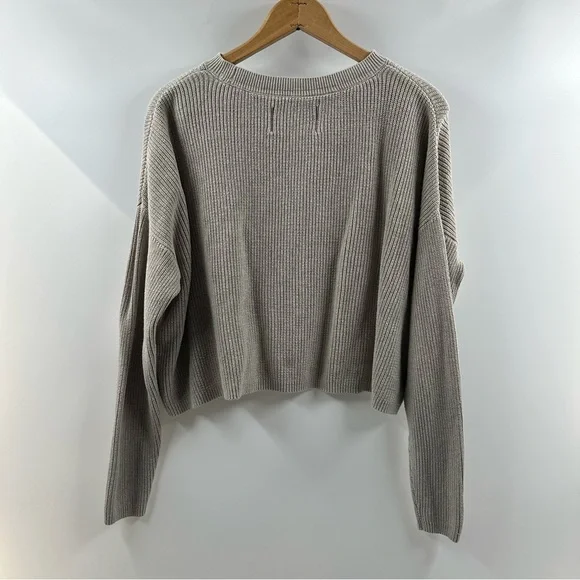 Calvin Klein Jeans Beige Knitted Sweater Top – Size Small - Picture 6 of 6